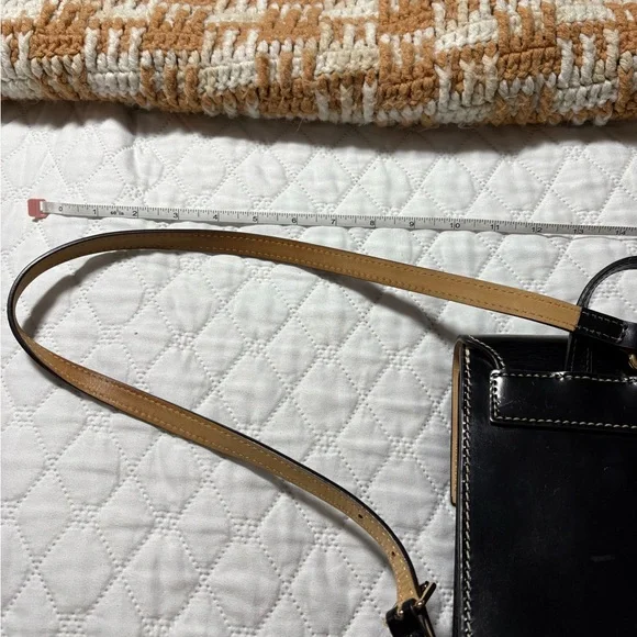 Dooney and Bourke Saffiano Black Leather Backpack - Picture 10 of 16